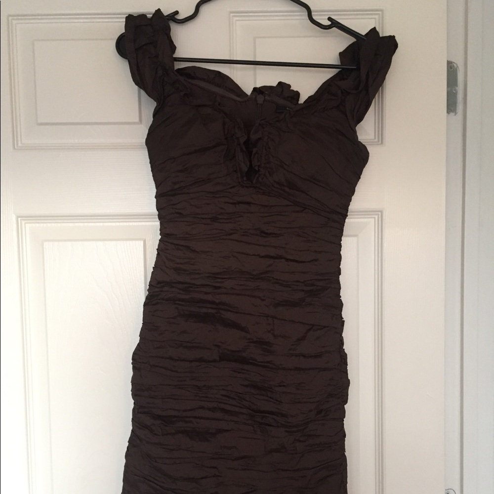 BCBG Cocktail Brown Dress